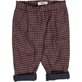 Wheat Main Bukse Nate Trousers 1398 midnight blue check