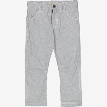 Wheat Main  Bukser Edvard Trousers 1197 navy denim stripe