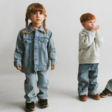 Wheat Main Bukser Felix Denim 4030 light blue