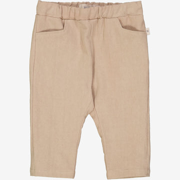 Wheat Main  Bukser Kass | Baby Trousers 3097 dark sand 