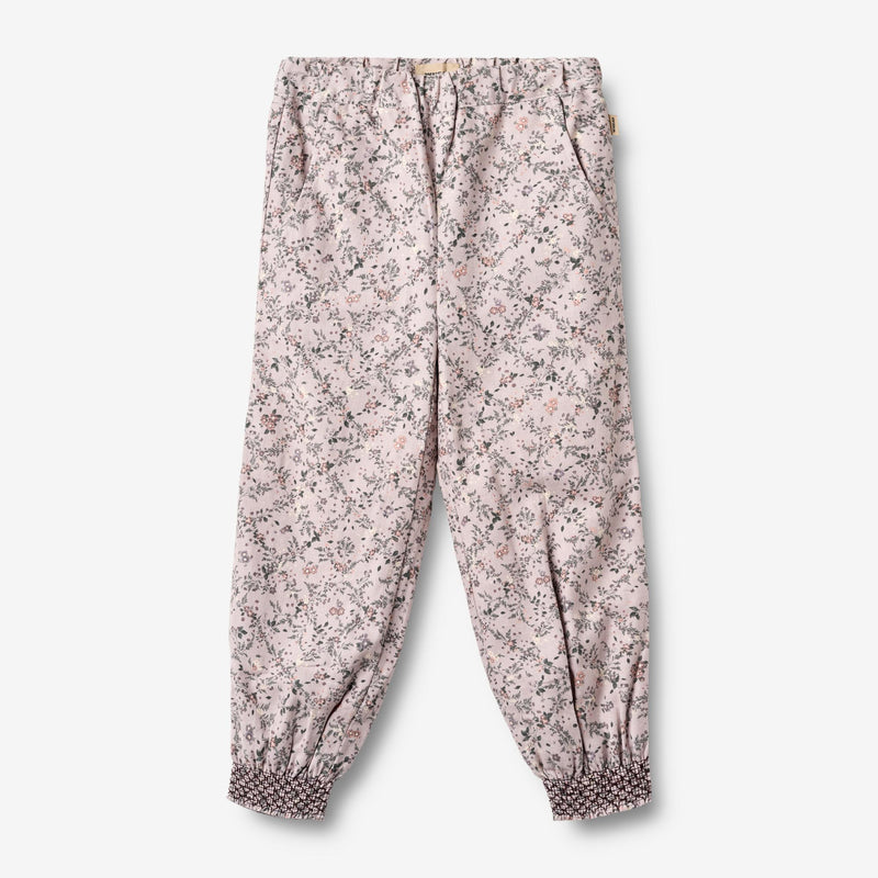 Wheat Main Bukser Linede Sara Trousers 9559 lilac checked flowers