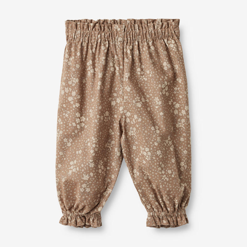 Wheat Main  Bukser Polly | Baby Trousers 9502 cocoa brown flowers