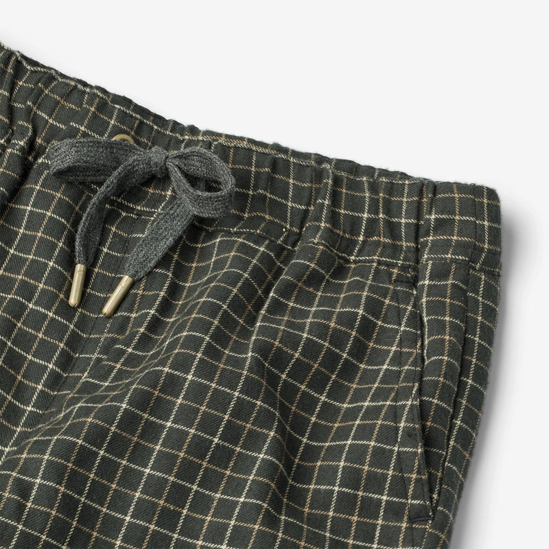 Wheat Main  Bukser Rufus Fôret Trousers 0026 black coal check