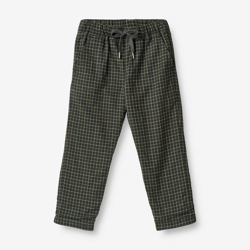 Wheat Main  Bukser Rufus Fôret Trousers 0026 black coal check