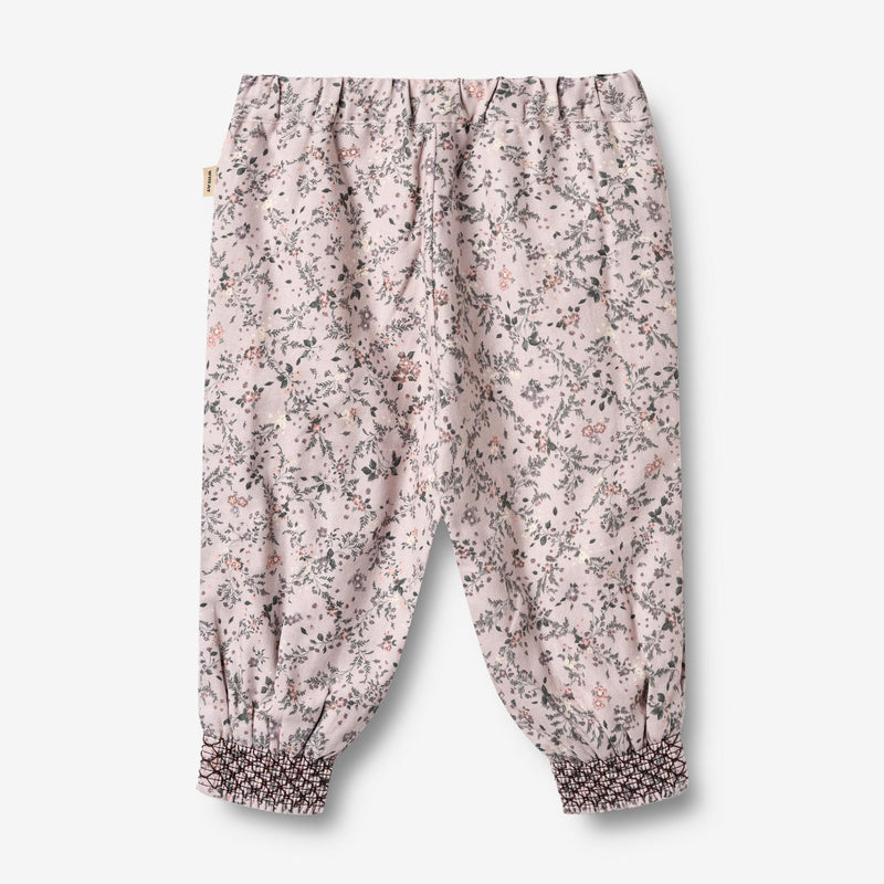 Wheat Main Bukser foret Sara Trousers 9559 lilac checked flowers