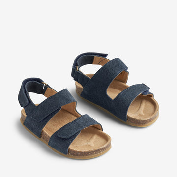 Wheat Footwear  Cameron Åpen Sandal Sandals 1432 navy