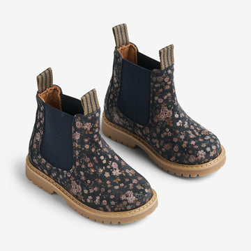 Wheat Footwear Chelsea støvel Caj Casual footwear 1160 navy flower