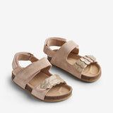 Wheat Footwear  Clara Åpen Sandal Kork Sandals 9009 beige rose