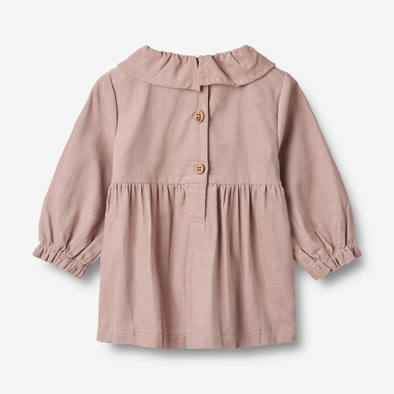 Wheat Main Corduroy kjole Linda | Baby Dresses 1135 dry rose