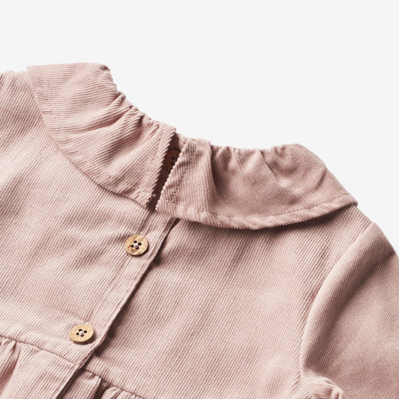 Wheat Main Corduroy kjole Linda | Baby Dresses 1135 dry rose