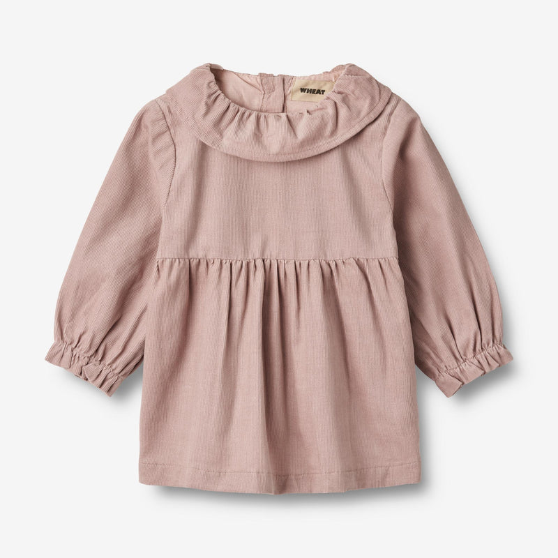 Wheat Main Corduroy kjole Linda | Baby Dresses 1135 dry rose