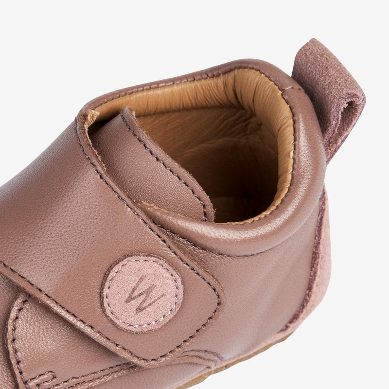 Wheat Footwear Dakota Skinn Innendørs Sko | Baby Indoor Shoes 2163 dusty rouge 