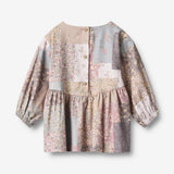 Wheat Main Dress L/S Herdis Dress 9618 patchwork flowers