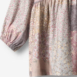 Wheat Main Dress L/S Herdis Dress 9618 patchwork flowers