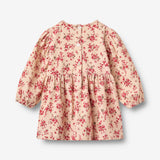 Wheat Main Dress L/S Sylvia Dress 9772 almond peach flowers