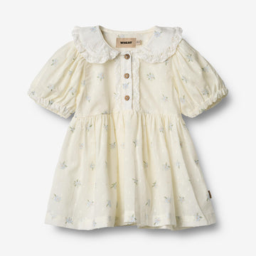 Wheat Main Dress S/S Adele Dress 1481 blue flowers