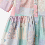 Wheat Main Dress S/S Annabell Dress 9618 patchwork flowers