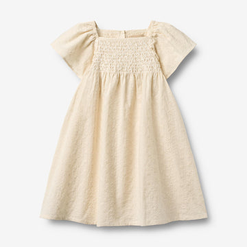 Wheat Main Kjole S/S Elva Dress 3129 eggshell