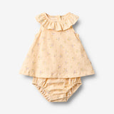 Wheat Main Dress Suit Ingeborg Dress 9632 barely apricot flowers
