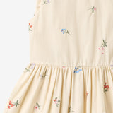 Wheat Main Dress Thelma Dress 9644 ivory embroidery flowers