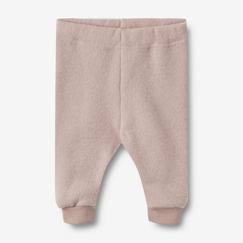 Wheat Wool Ull Fleece Bukser Kinnie Trousers 1135 dry rose