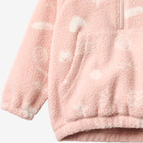 Wheat Outerwear Fleece Anorak Måne Sweatshirt 9593 cameo rose jacquard