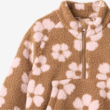 Wheat Outerwear Fleece Anorak Måne Sweatshirt 9788 warm hazel flowers