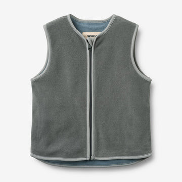 Wheat Outerwear Fleecevest Nonno Vest 1043 blue
