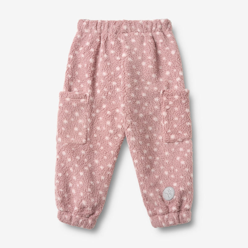 Wheat Outerwear Fleecebukser Suun Trousers 9537 rosewood dots
