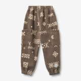 Wheat Outerwear Fleecebukser Suun Trousers 9679 dry wood jacquard