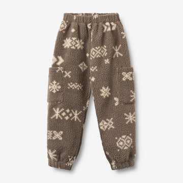 Wheat Outerwear Fleecebukser Suun Trousers 9679 dry wood jacquard