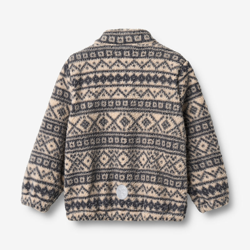 Wheat Outerwear Fleecejakke Helge Jacket 9544 warm sand jaquard