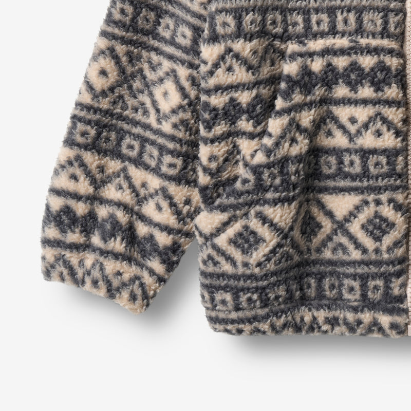Wheat Outerwear Fleecejakke Helge Jacket 9544 warm sand jaquard