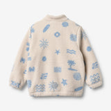 Wheat Outerwear Fleecejakke Helge Sweatshirt 9613 white onyx jacquard