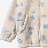 Wheat Outerwear Fleecejakke Helge Sweatshirt 9613 white onyx jacquard
