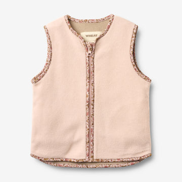 Wheat Outerwear Fleecevest Nonno Vest 2596 soft rose