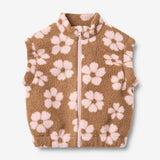 Wheat Outerwear Fleecevest Selina Vest 9788 warm hazel flowers