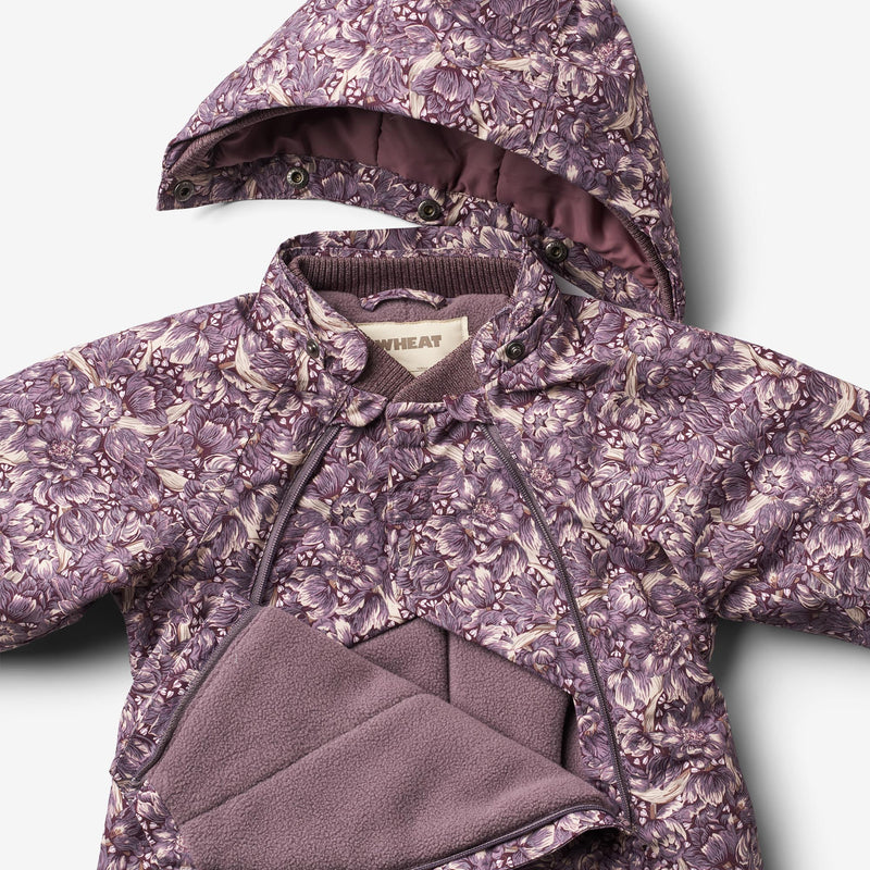 Wheat Outerwear Flyverdragt Adi Tech Snowsuit 1177 purple tulips