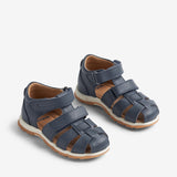 Wheat Footwear  Frei L lukket Sandal Sandals 1432 navy