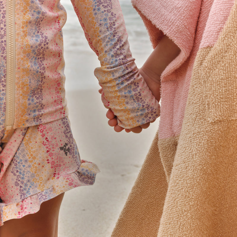 Wheat Main Frotté poncho Lille Home 2400 powder