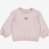 Wheat Genser Eliza Broderi | Baby Sweatshirts 1354 soft lilac