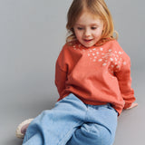 Wheat Main Genser L/S Eliza Sweatshirt 9628 faded red