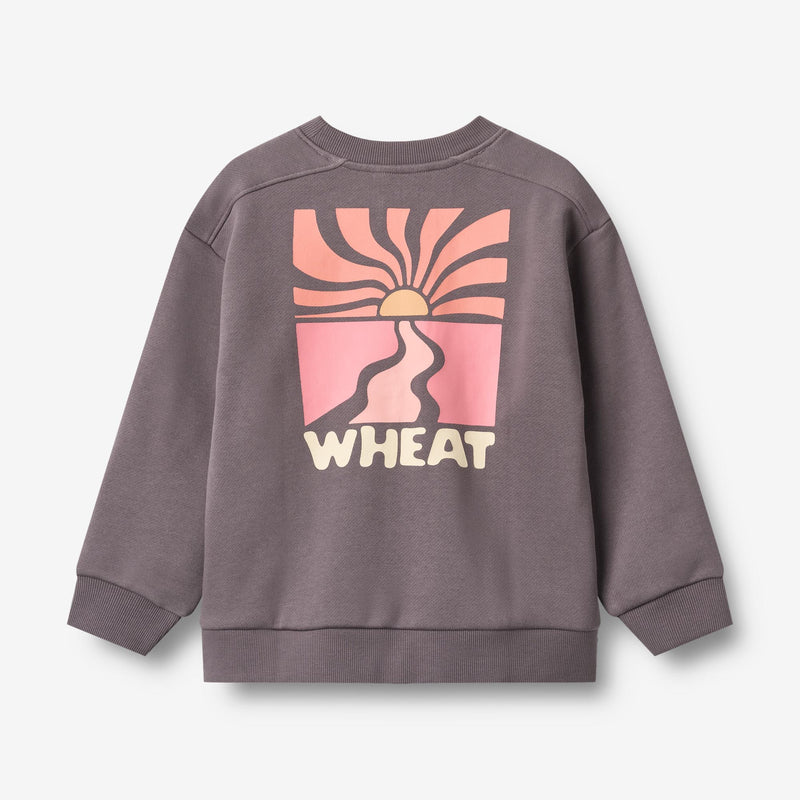 Wheat Main Genser L/S Ellis Sweatshirt 1035 purple stone