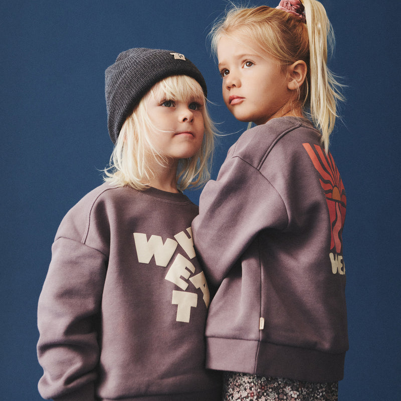 Wheat Main Genser L/S Ellis Sweatshirt 1035 purple stone
