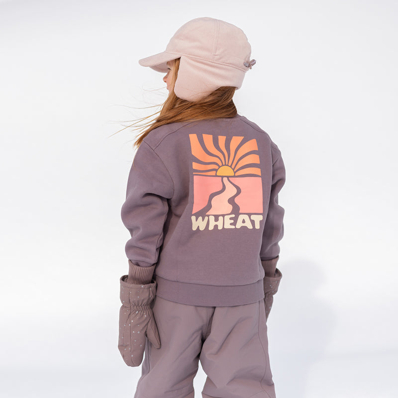 Wheat Main Genser L/S Ellis Sweatshirt 1035 purple stone