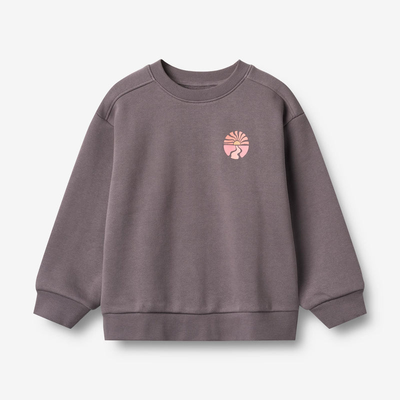 Wheat Main Genser L/S Ellis Sweatshirt 1035 purple stone