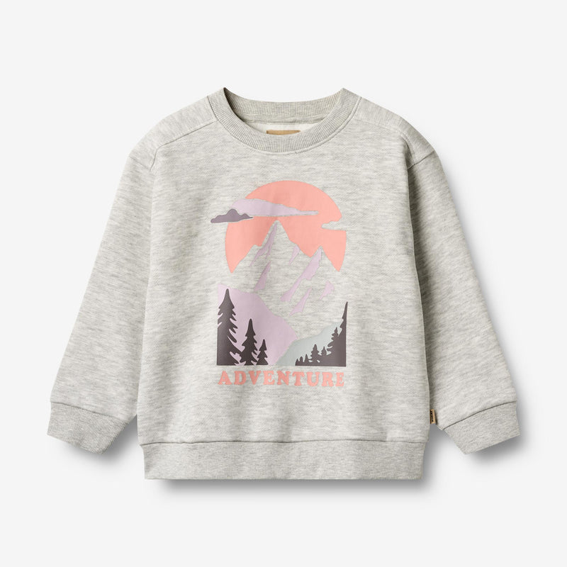 Wheat Main Genser L/S Ellis Sweatshirt 0220 light melange grey