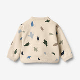 Wheat Main Genser L/S Emery Sweatshirt 9563 offwhite penguins