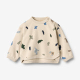 Wheat Main Genser L/S Emery Sweatshirt 9563 offwhite penguins