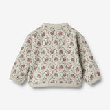 Wheat Main Genser L/S Emery Sweatshirt 9539 slightly green flowers